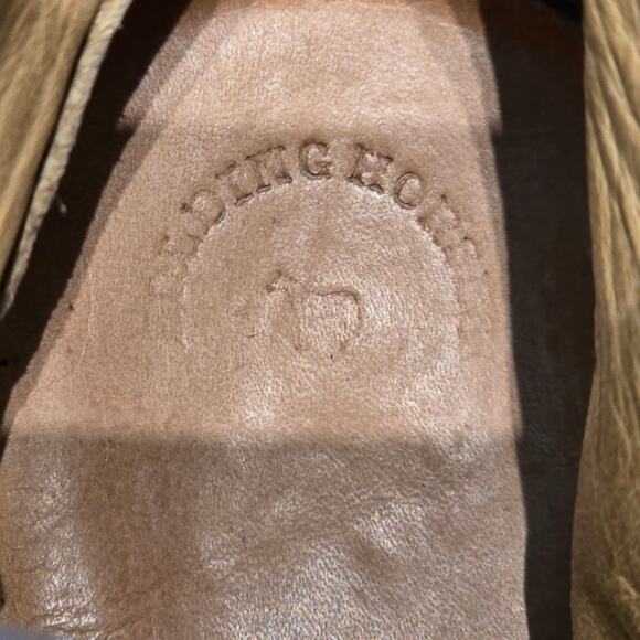 Anthropologie Holding Horses Distressed Leather Ankle Boots Sz 6.5M - Picture 7 of 7